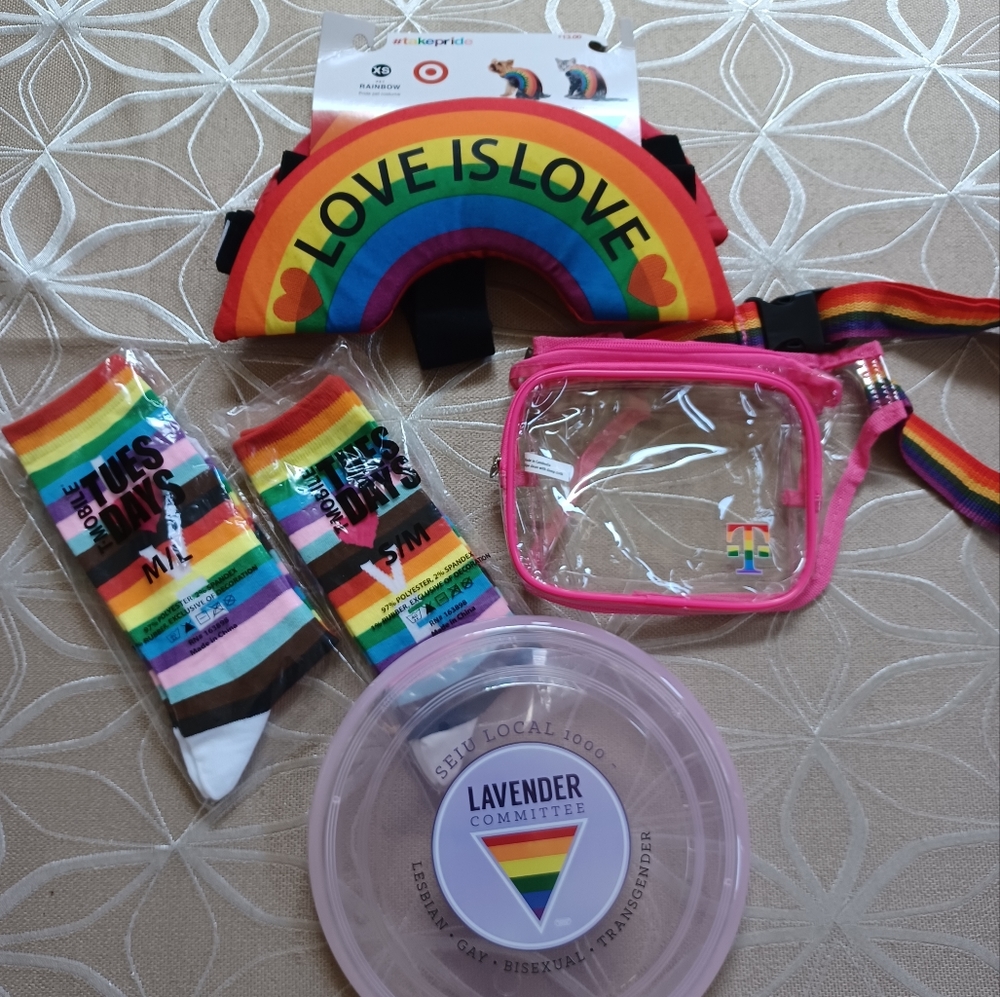 Fun Pride Bundle Rainbow Dog Accessories!